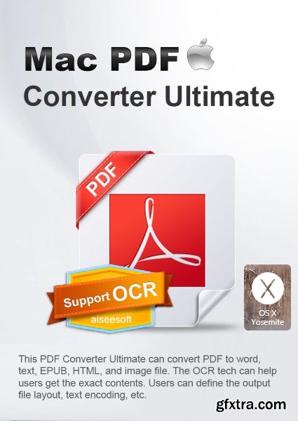 Aiseesoft Mac PDF Converter Ultimate 3.2.18 MacOSX