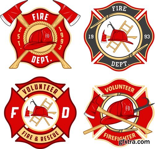 SS Fire Design Vector Elements, 25xEPS