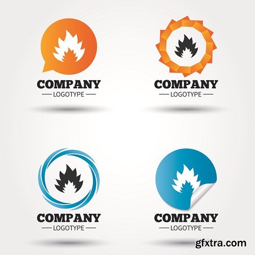 SS Fire Design Vector Elements, 25xEPS