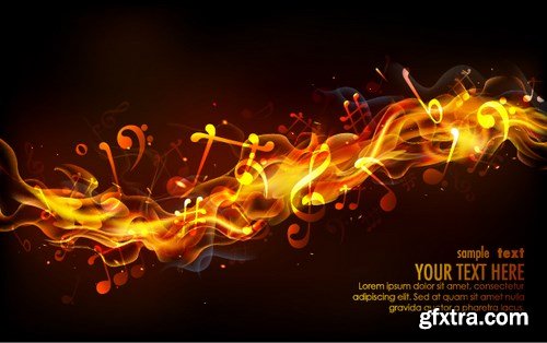 SS Fire Design Vector Elements, 25xEPS