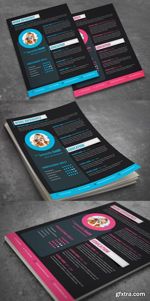 Modern Resume Design CreativeMarket