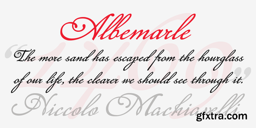 P22 Albemarle Font Family $85