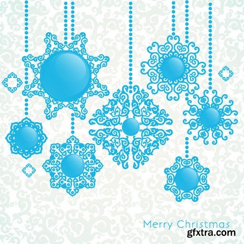 Stock Vectors - Snowflakes, 25xEPS