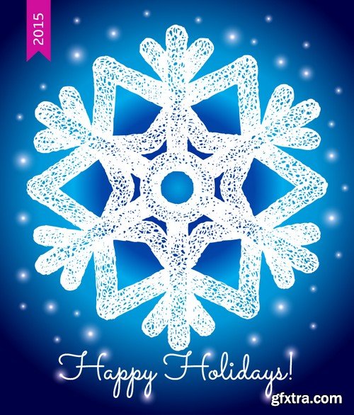 Stock Vectors - Snowflakes, 25xEPS