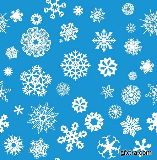 Stock Vectors - Snowflakes, 25xEPS