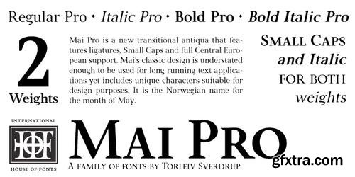 P22 Mai Pro Font Family $120