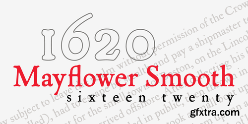 P22 Mayflower Smooth Font Family $90