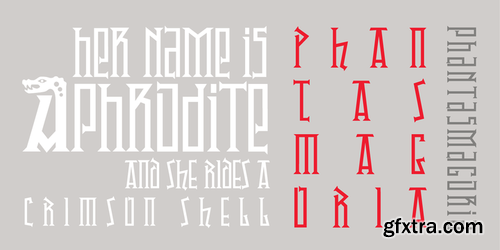 P22 Phantasmagoria Font Family $150