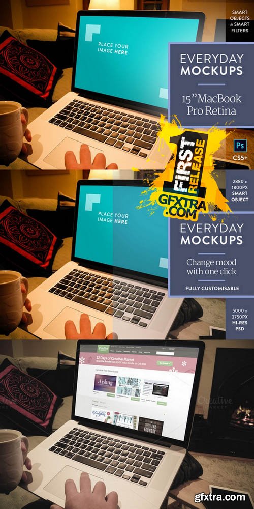 MacBook Pro – Everyday Mockups 5 - CM 132318