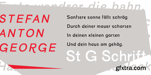 P22 St G Schrift Font Family $70