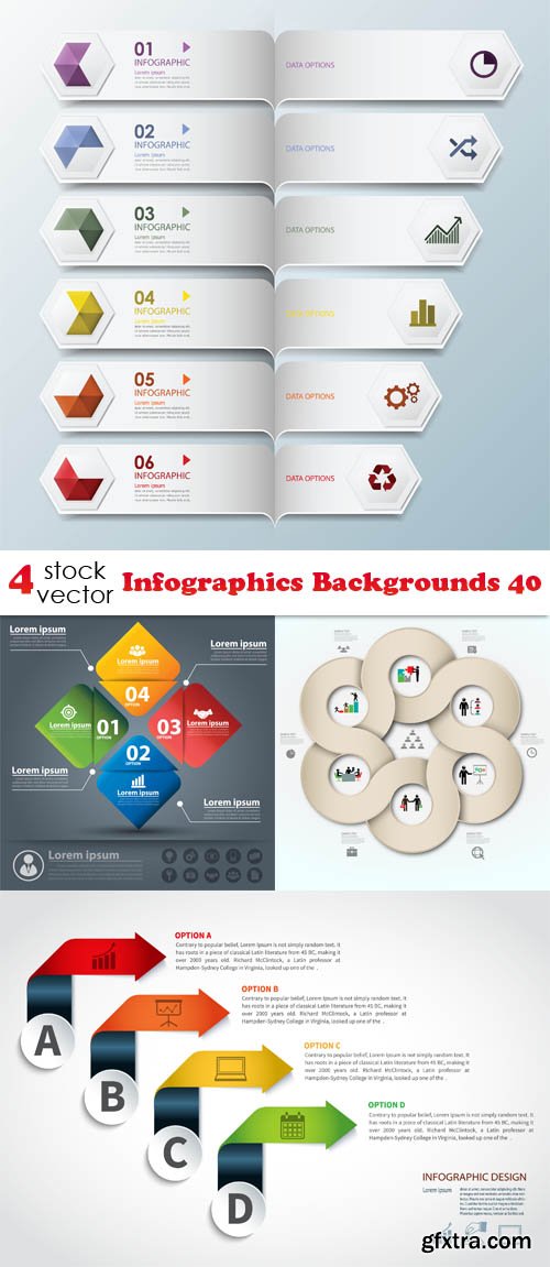 Vectors - Infographics Backgrounds 40