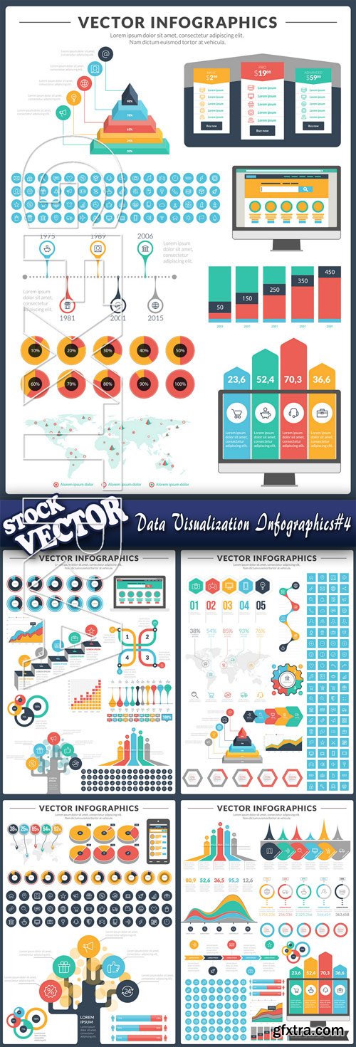 Stock Vector - Data Visualization Infographics#4