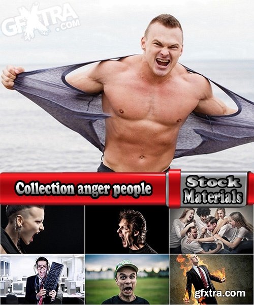 Collection anger people 25 UHQ Jpeg