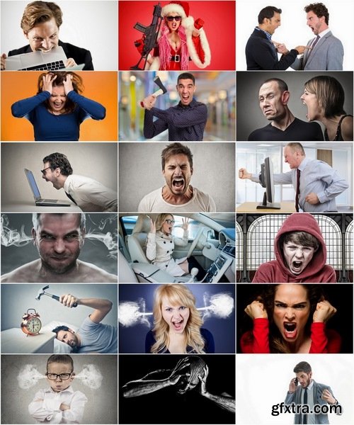 Collection anger people 25 UHQ Jpeg