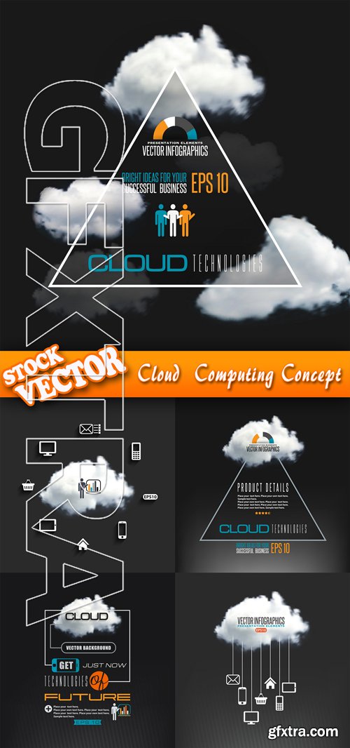 Stock Vector - Cloud  Computing Concept