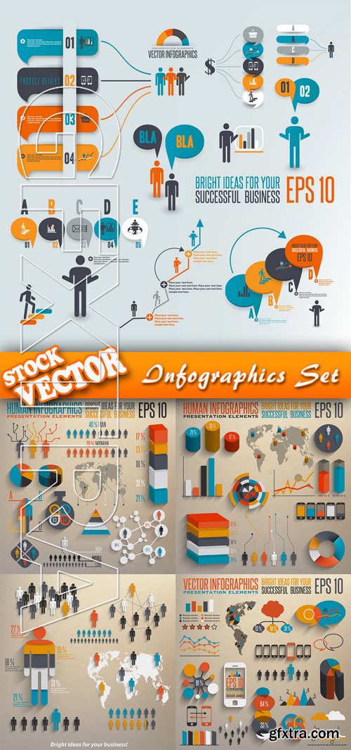 Stock Vector - Infographics Set