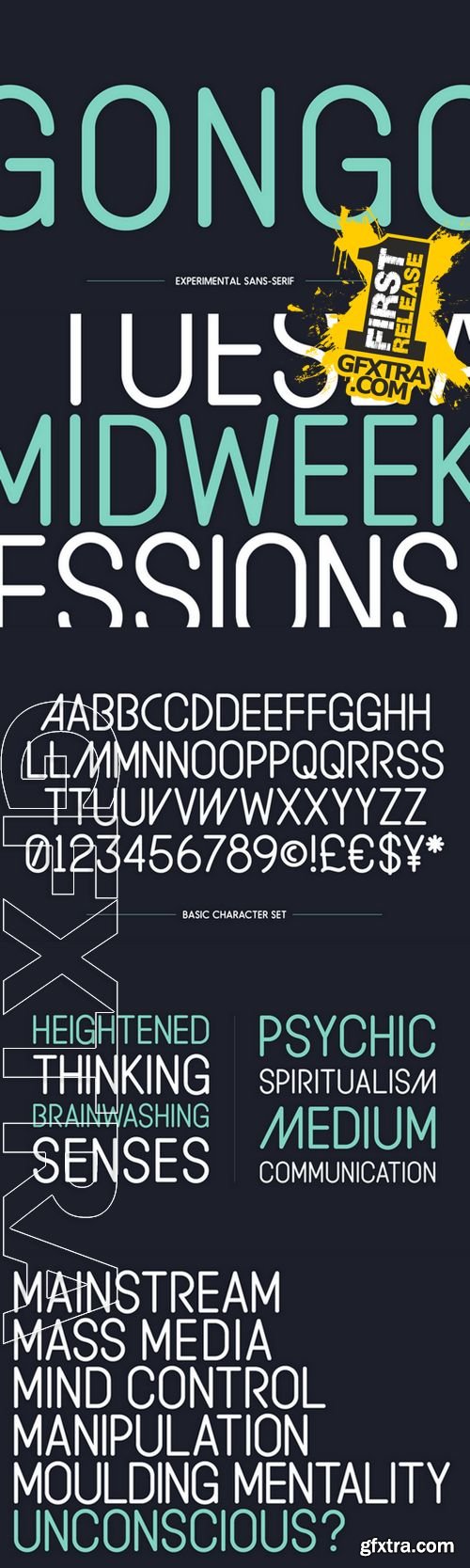 Gongo Typeface - CM 10018