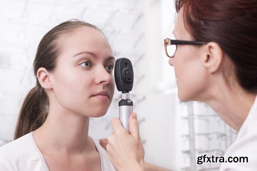 Stock Photos - Ophthalmologist, Oculist, 25xJPG