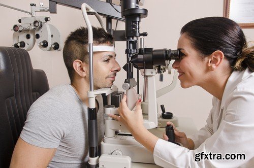 Stock Photos - Ophthalmologist, Oculist, 25xJPG