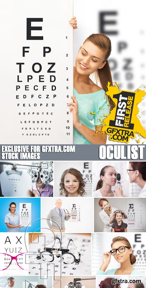 Stock Photos - Ophthalmologist, Oculist, 25xJPG