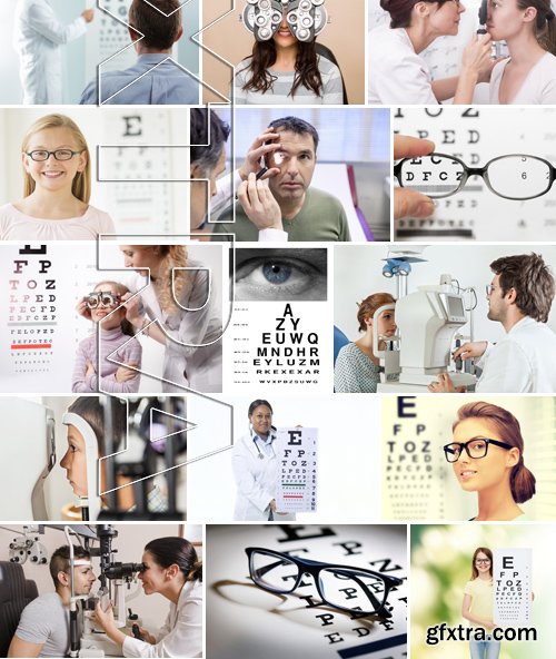 Stock Photos - Ophthalmologist, Oculist, 25xJPG