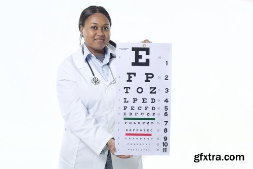 Stock Photos - Ophthalmologist, Oculist, 25xJPG