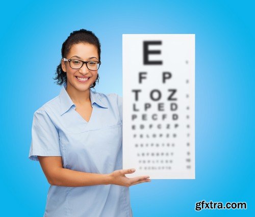 Stock Photos - Ophthalmologist, Oculist, 25xJPG