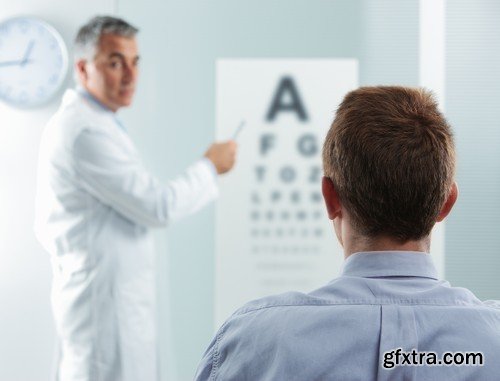 Stock Photos - Ophthalmologist, Oculist, 25xJPG