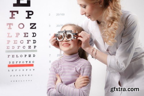 Stock Photos - Ophthalmologist, Oculist, 25xJPG