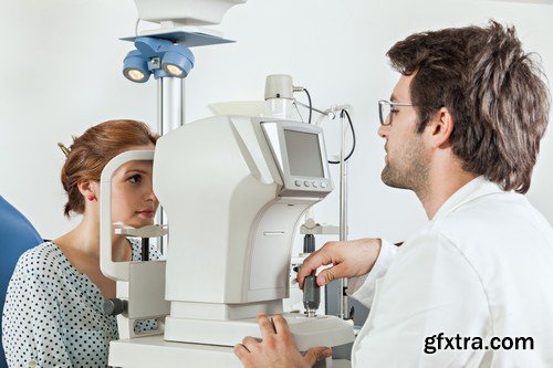 Stock Photos - Ophthalmologist, Oculist, 25xJPG