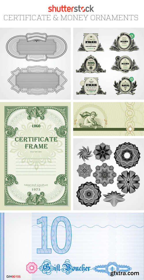 Amazing SS - Certificate & Money Ornaments, 25xEPS