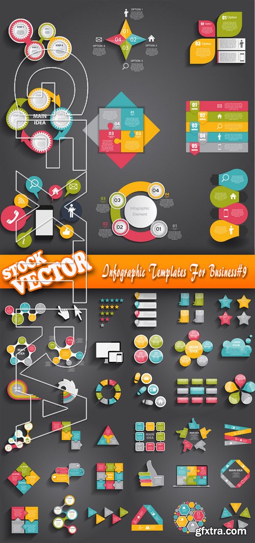 Stock Vector - Infographic Templates For Business#9