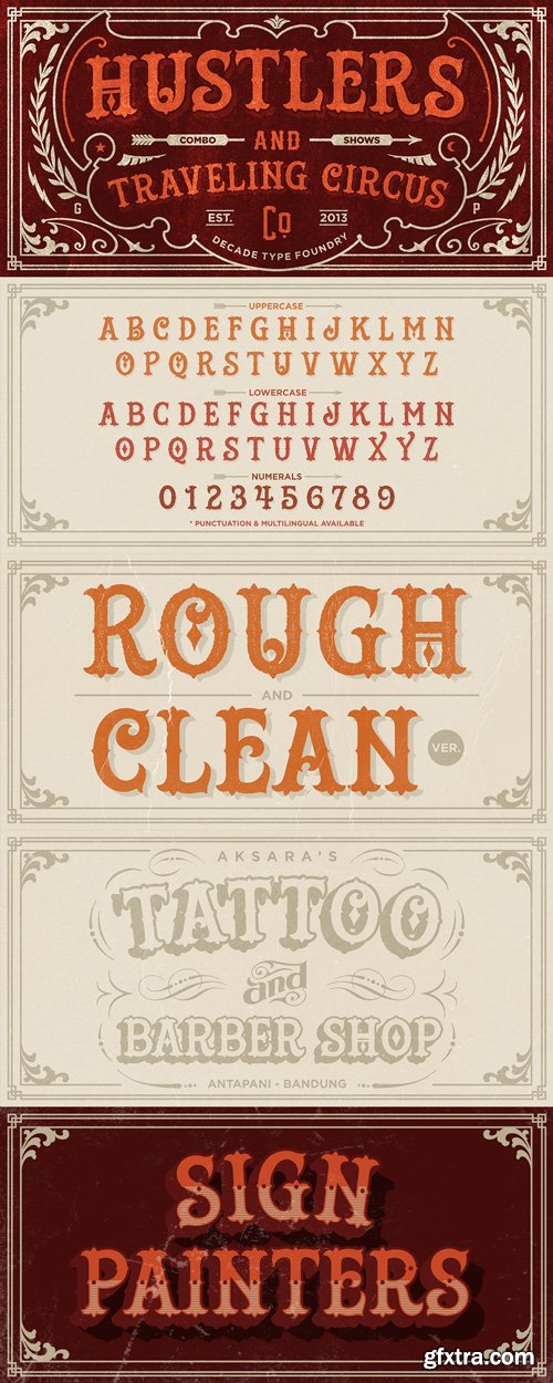 Hustlers Font Family $28.50