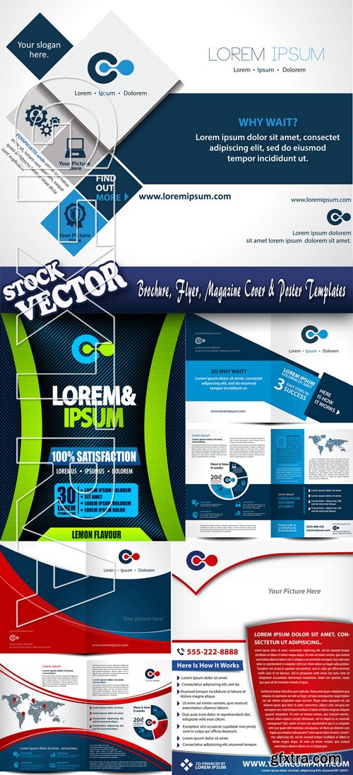 Stock Vector - Brochure, Flyer, Magazine Cover & Poster Templates