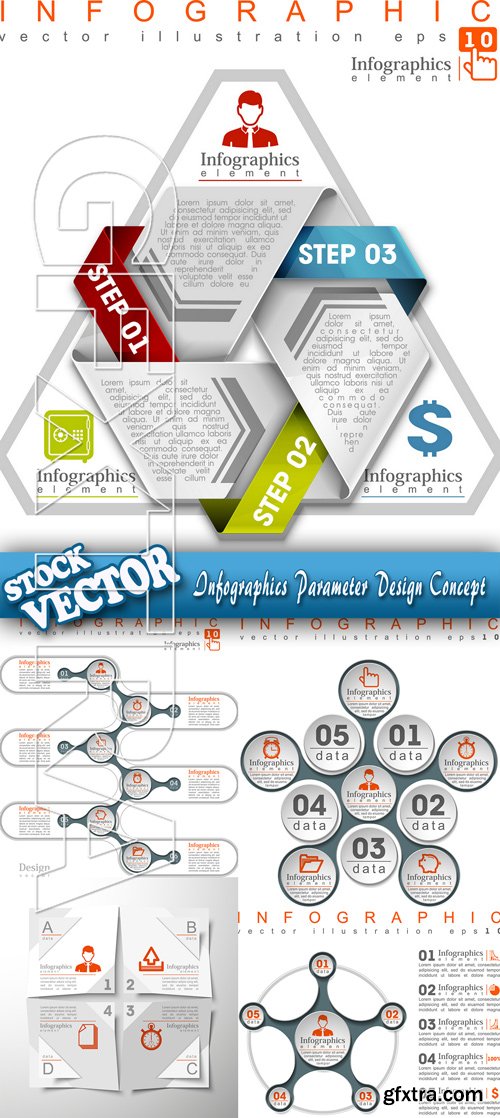 Stock Vector - Infographics Parameter Design Concept