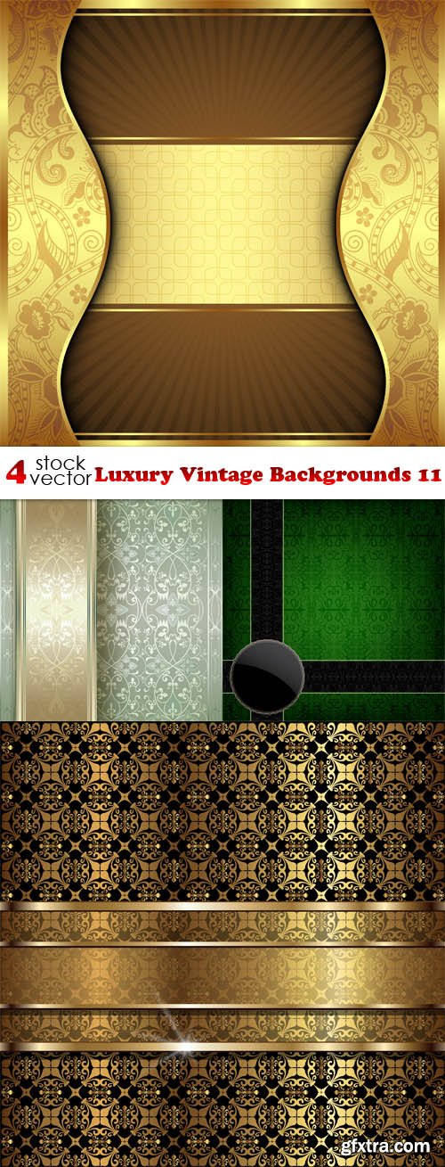 Vectors - Luxury Vintage Backgrounds 11