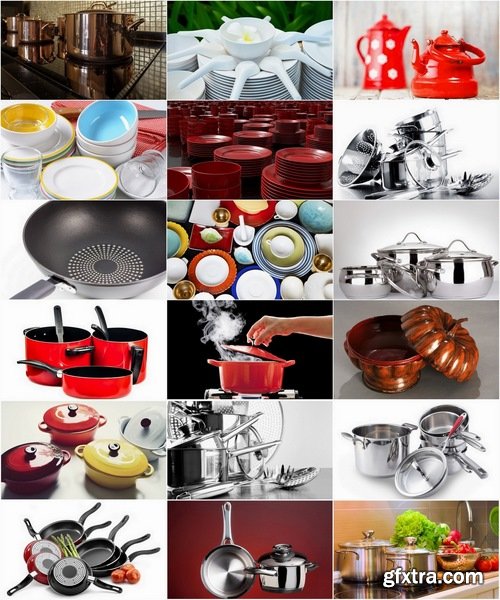 Collection kitchen utensils 25 UHQ Jpeg