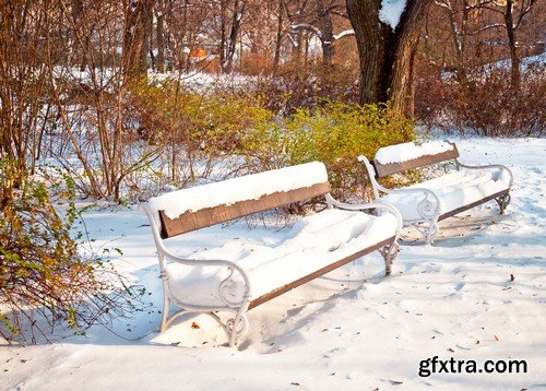 Stock Photos - Winter park, 25xJPG