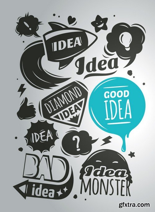 Stock Vectors - Idea 22, 25xEPS