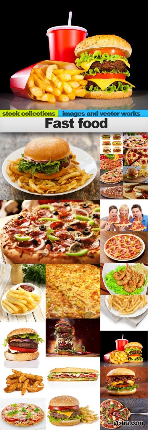 Fast food,25 x UHQ JPEG