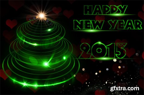 Happy New Year 2015 PSD source