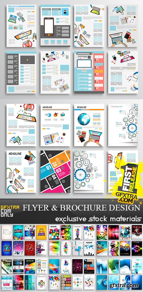 Flyer and Brochure Design, 25xEPS