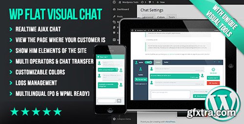 CodeCanyon - WP Flat Visual Chat v3.1