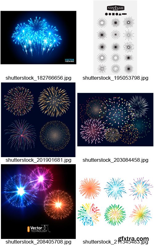 Amazing SS - Fireworks Exploding, 25xEPS