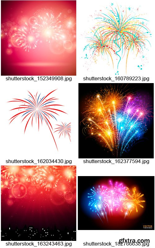 Amazing SS - Fireworks Exploding, 25xEPS