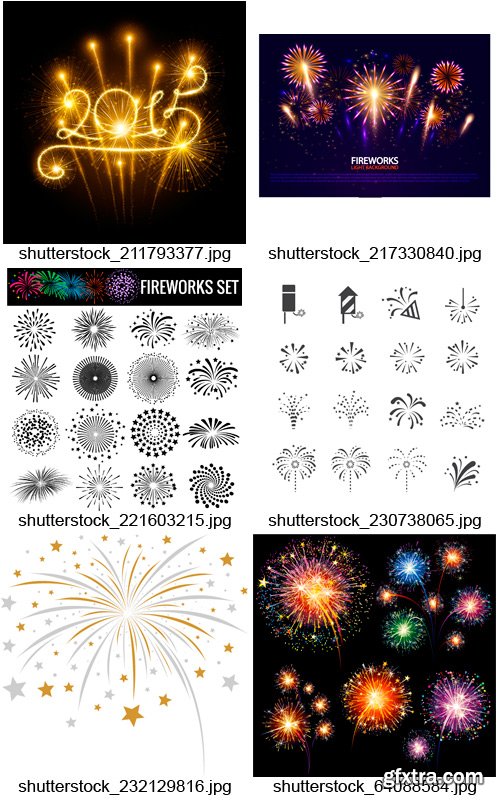 Amazing SS - Fireworks Exploding, 25xEPS