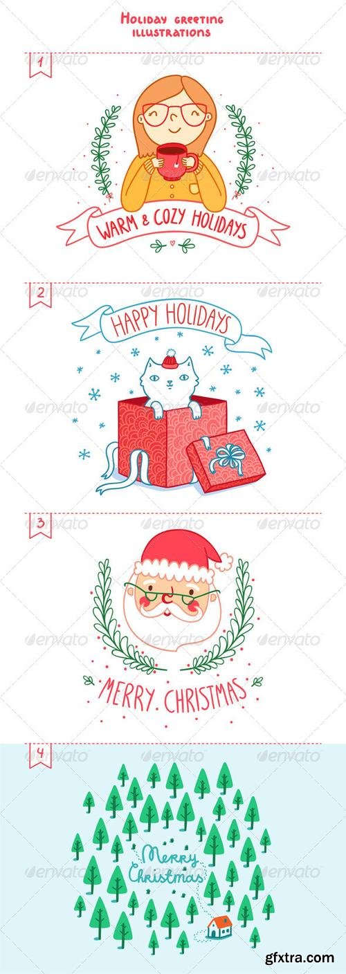 GraphicRiver - Holidays Greetings