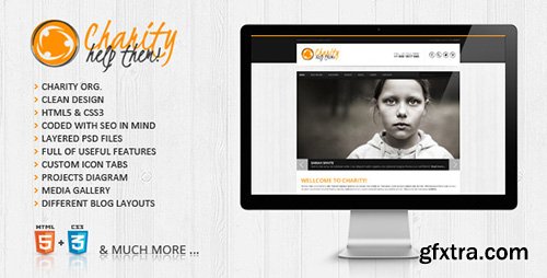 ThemeForest - Charity - HTML5/CSS3 Website Template - FULL