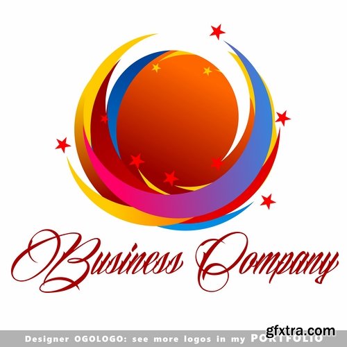 Collection of different business logo #3-25 Eps