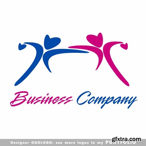 Collection of different business logo #3-25 Eps